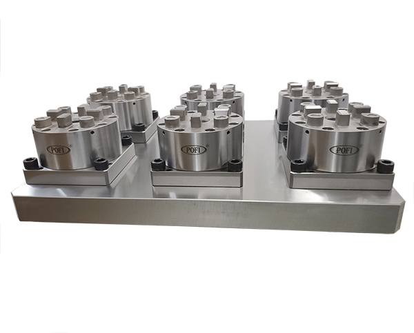 Mandril neumático 6 en 1 3M D100 con base CNC 3R-600 EX8