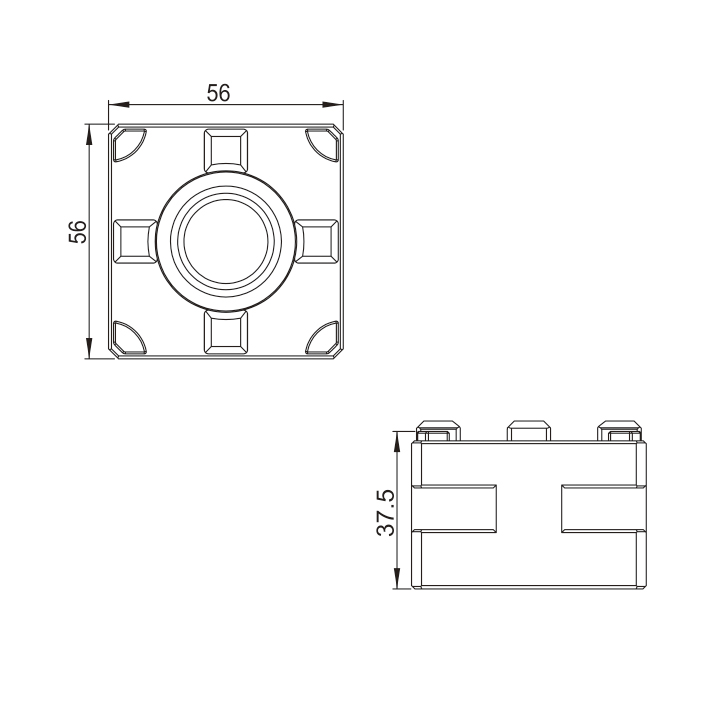 PO-3M0036A-56x56 Especificación del mandril manual de 3M