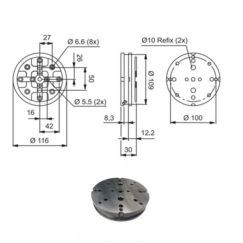 Palet, Ø116 mm, MacroHP