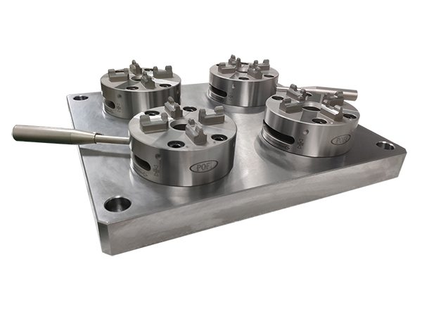 PO-K0018-4 en 1 CNC Mandril manual D100-3-600