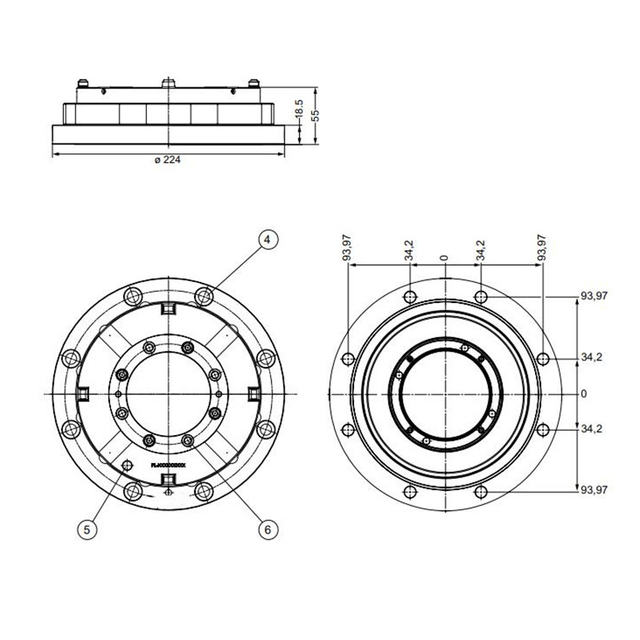 Portabrocas de producción POFI 210 ER-032964 