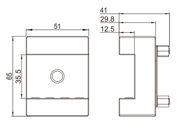 Especificación del soporte de acero inoxidable U35