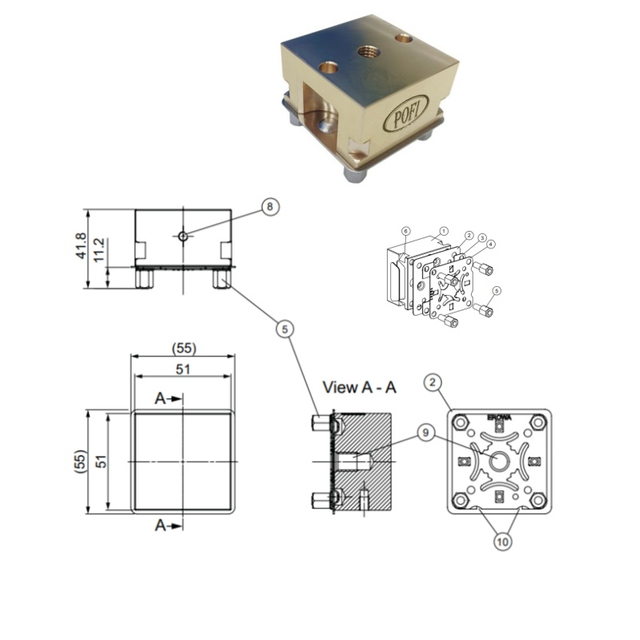 POFI ITS Portaelectrodos Uniblank C ER-093758 