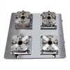 Portabrocas de acción rápida de 4 pliegues automático con placa base 330x290 ER-012299