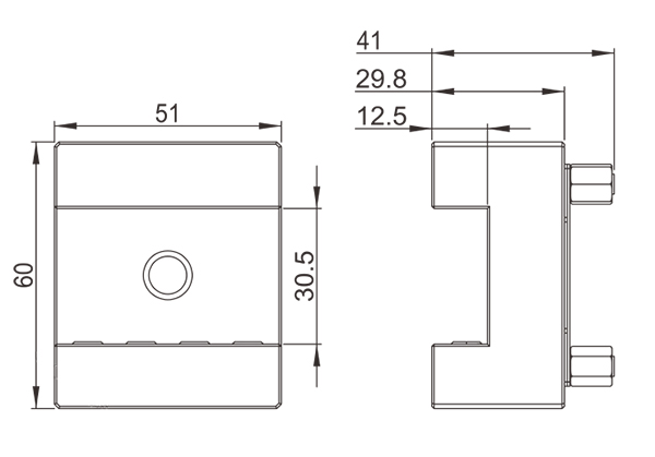 PO-B0004-U30 Especificación del soporte de acero inoxidable