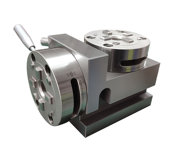 Mandril de mesa manual D100 MacroStd con estante angular 3R-600.23-S MacroStd 3R-A21944