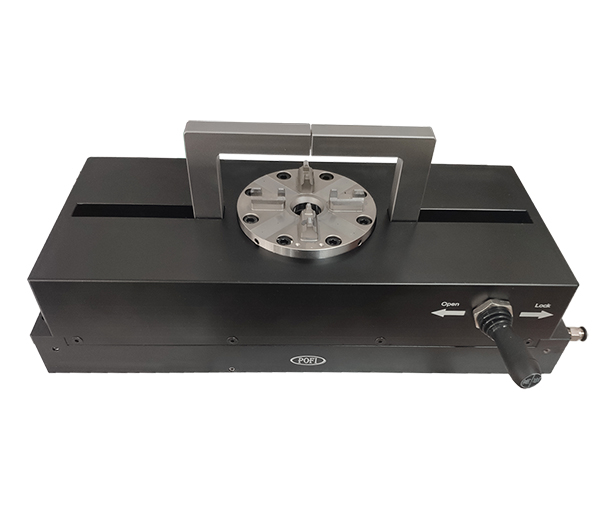 Dispositivo de autocentrado de electrodo neumático compatible con EROWA