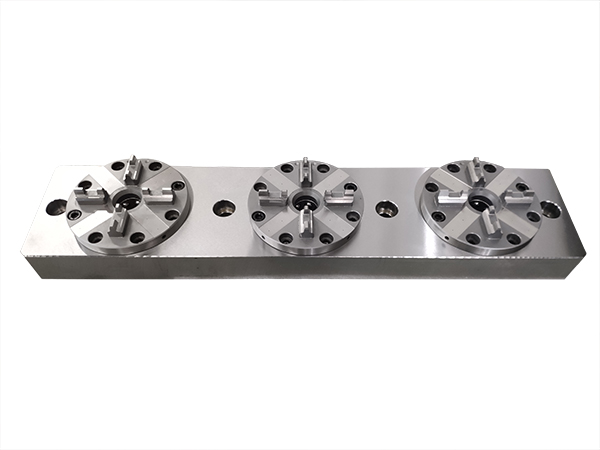 PO-Y0005-3 en 1 Mandril neumático optimizado con CNC Base-1-600