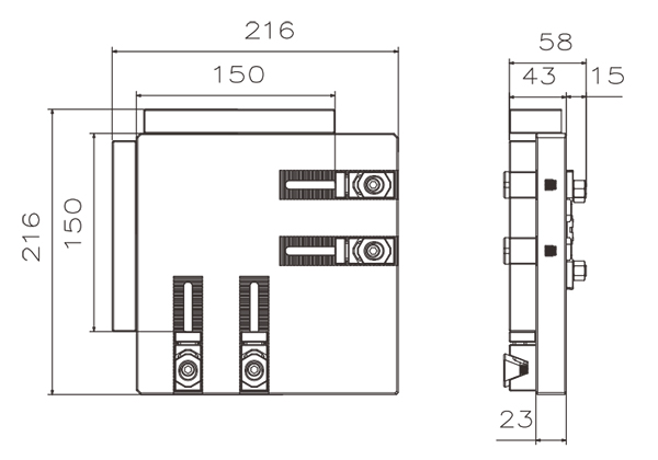 Herramientas de sujeción uso especial para componentes pequeños 100x150mm-Especificación