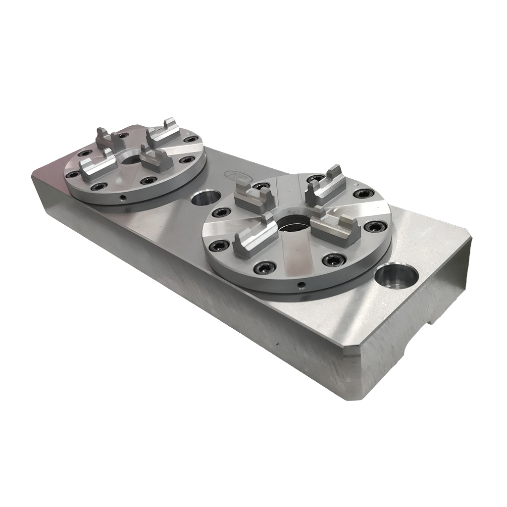 Mandril de alimentación CNC neumático 2 en 1-3