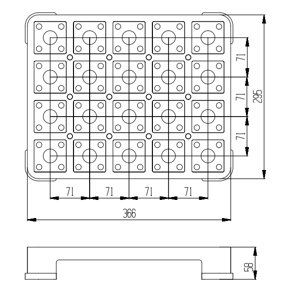 ER-011591 Soporte del sistema de 20 especificaciones