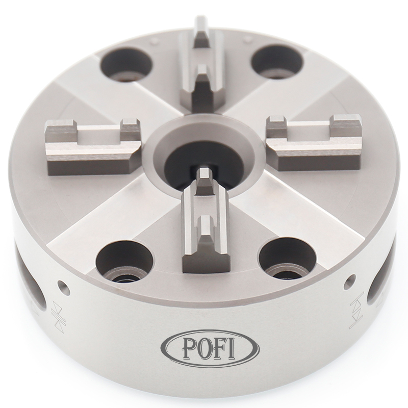 PO-K0010-D100单头手动卡盘2加LOGO